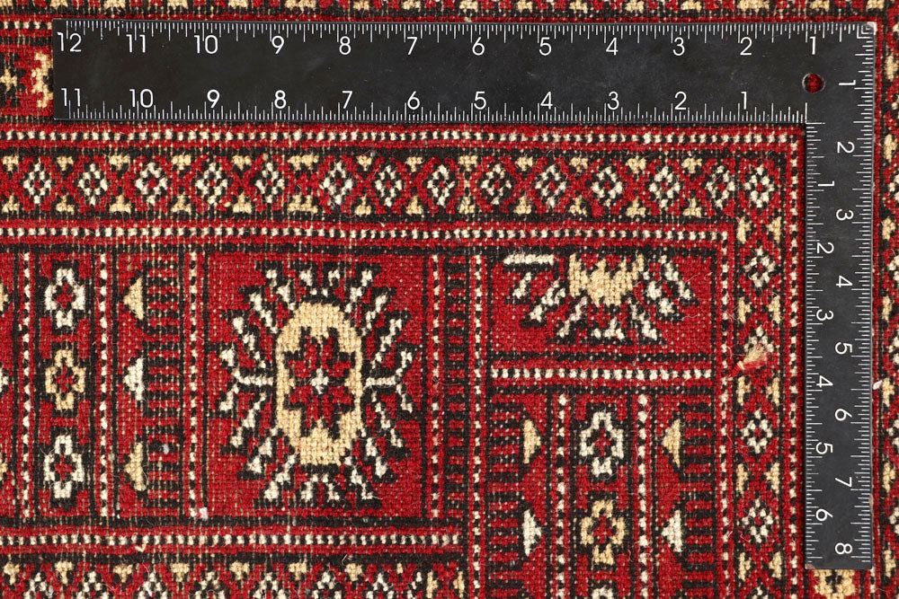 Firebrick Bokhara 6' 6 x 8' - No. 59725 - ALRUG Rug Store