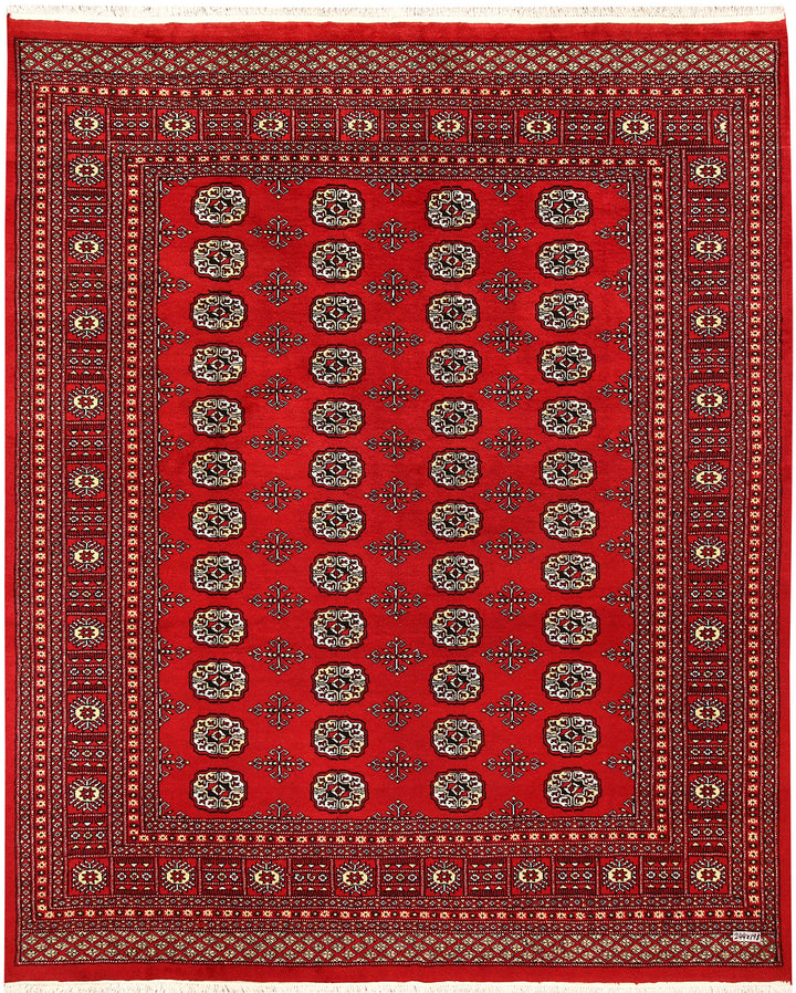 Firebrick Bokhara 6' 6 x 8' - No. 59725 - ALRUG Rug Store