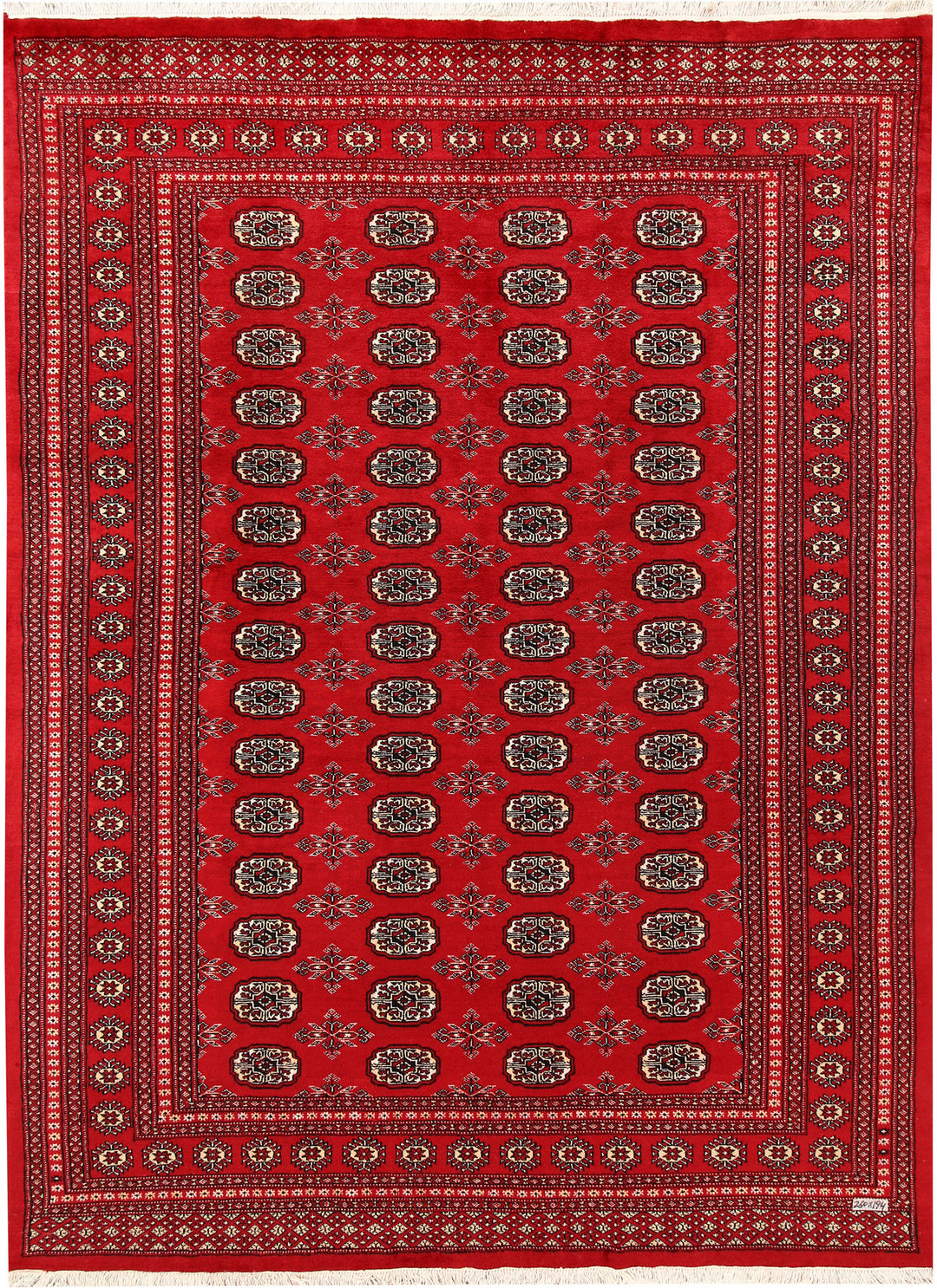 Firebrick Bokhara 6' 4 x 8' 6 - No. 59726 - ALRUG Rug Store