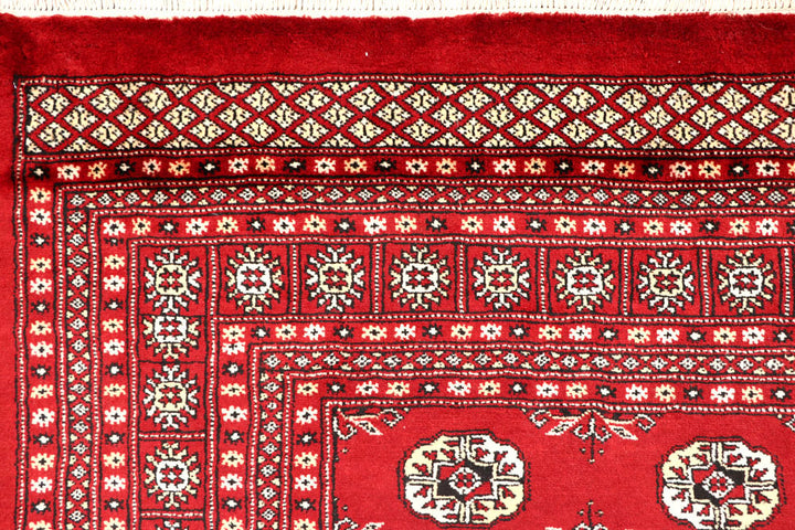 Firebrick Bokhara 6' 6 x 8' 10 - No. 59727 - ALRUG Rug Store