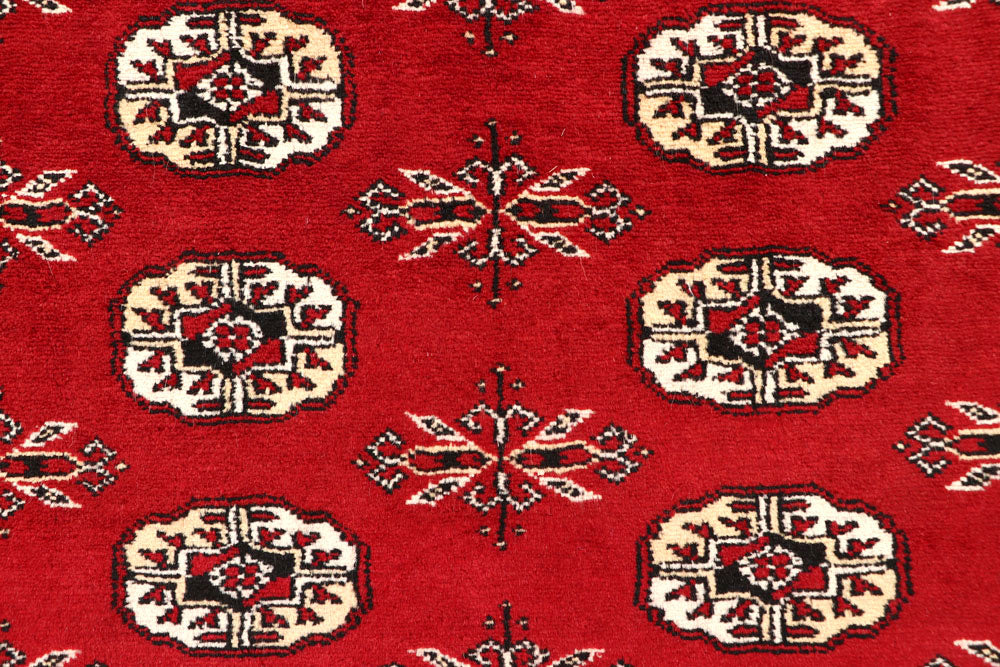 Firebrick Bokhara 6' 6 x 8' 10 - No. 59727 - ALRUG Rug Store