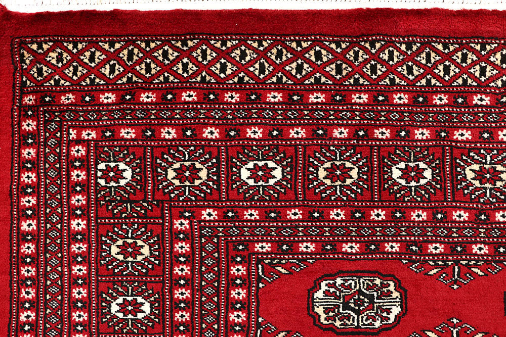 Firebrick Bokhara 6' 8 x 8' 6 - No. 59729 - ALRUG Rug Store