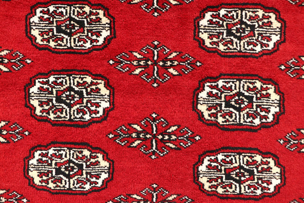 Firebrick Bokhara 6' 8 x 8' 6 - No. 59729 - ALRUG Rug Store