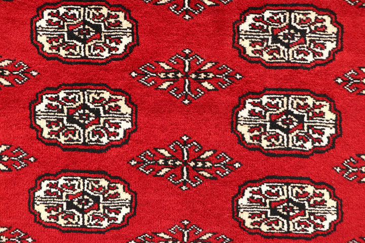 Firebrick Bokhara 6' 8 x 8' 6 - No. 59729 - ALRUG Rug Store