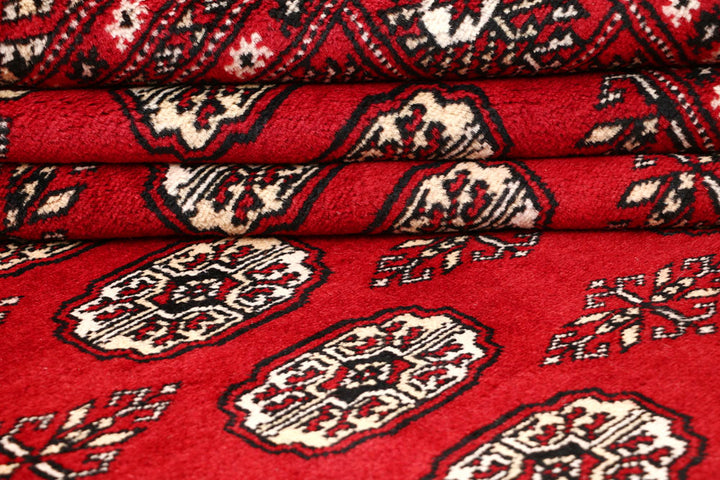 Firebrick Bokhara 6' 8 x 8' 6 - No. 59729 - ALRUG Rug Store