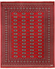 Firebrick Bokhara 6' 8 x 8' 6 - No. 59729 - ALRUG Rug Store