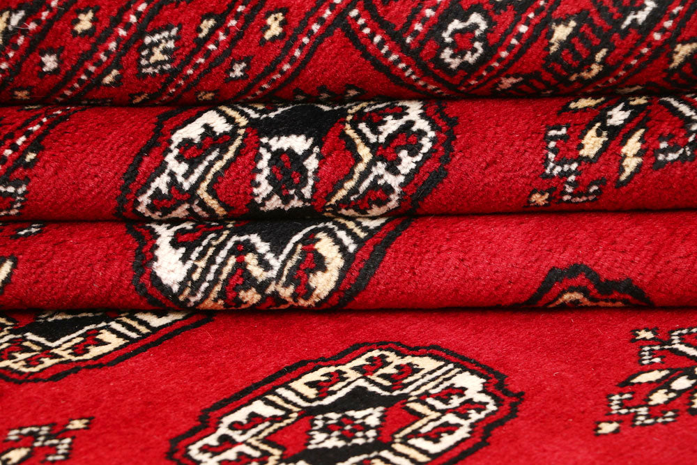 Firebrick Bokhara 6' 8 x 8' 9 - No. 59730 - ALRUG Rug Store