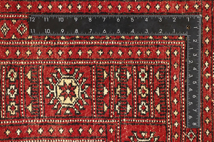 Firebrick Bokhara 6' 8 x 8' 9 - No. 59730 - ALRUG Rug Store
