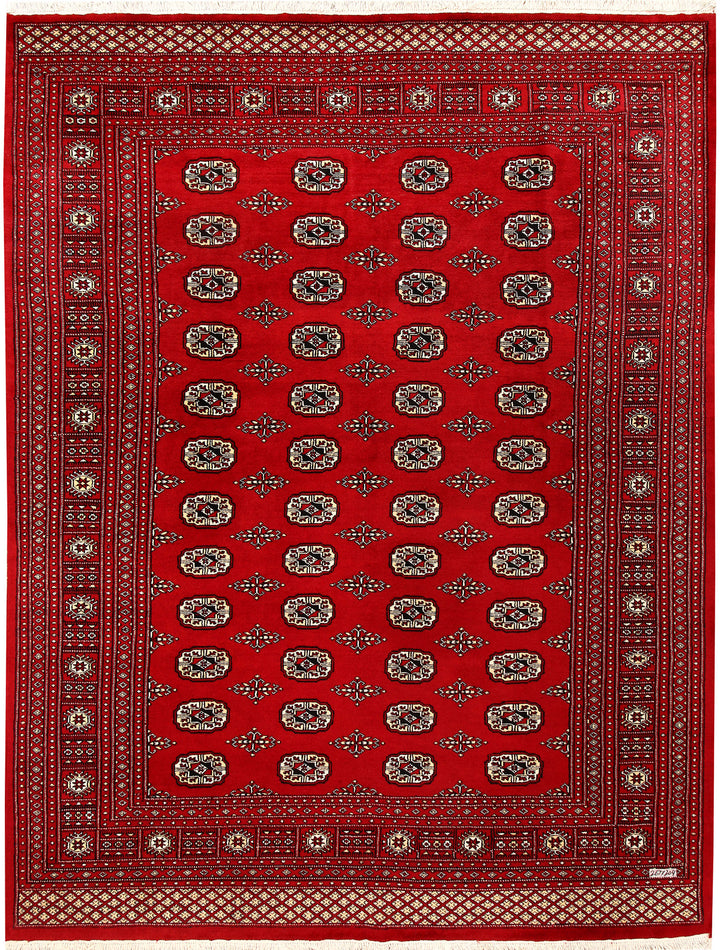 Firebrick Bokhara 6' 8 x 8' 9 - No. 59730 - ALRUG Rug Store
