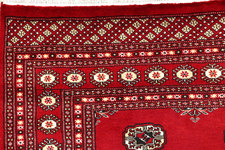 Firebrick Bokhara 6' 8 x 8' 10 - No. 59731 - ALRUG Rug Store