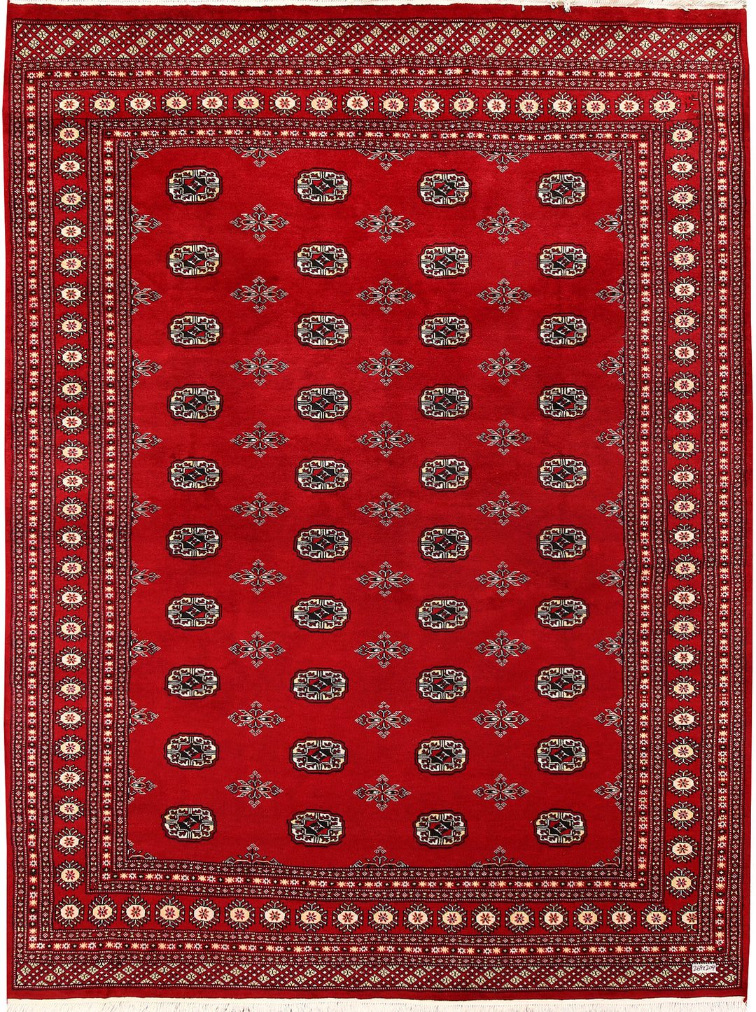 Firebrick Bokhara 6' 8 x 8' 10 - No. 59731 - ALRUG Rug Store