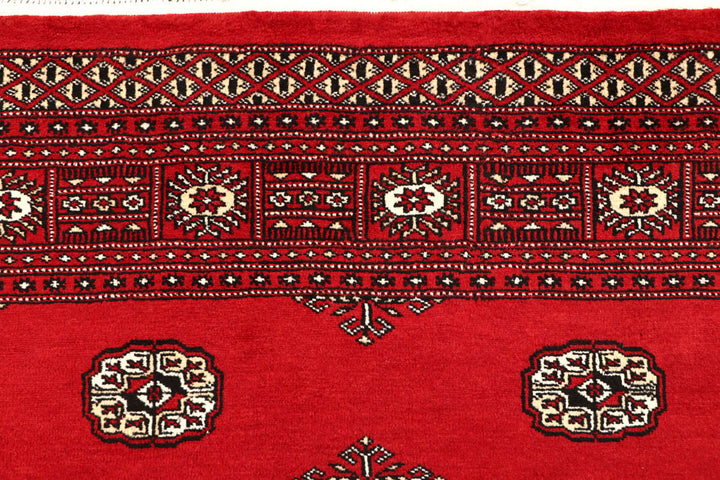 Red Bokhara 6' 7 x 8' 5 - No. 59732 - ALRUG Rug Store