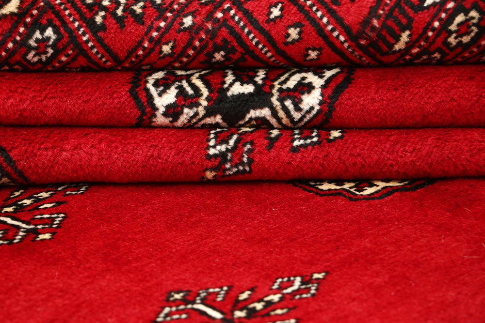 Red Bokhara 6' 7 x 8' 5 - No. 59732 - ALRUG Rug Store