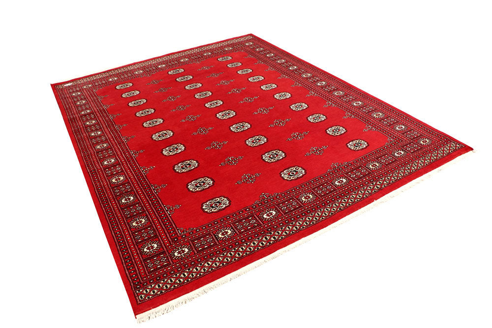 Red Bokhara 6' 7 x 8' 5 - No. 59732 - ALRUG Rug Store