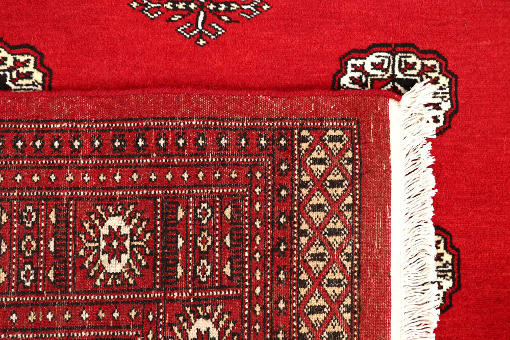 Red Bokhara 6' 7 x 8' 5 - No. 59732 - ALRUG Rug Store