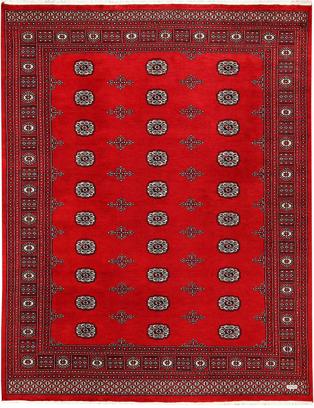 Red Bokhara 6' 7 x 8' 5 - No. 59732 - ALRUG Rug Store