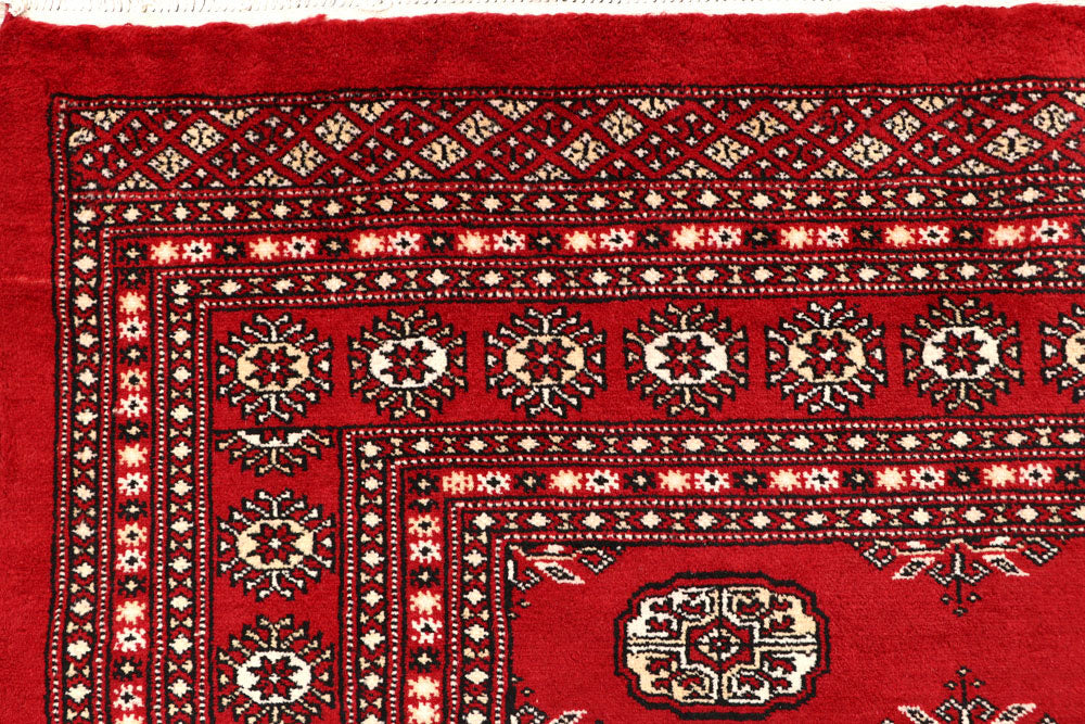 Firebrick Bokhara 6' 6 x 8' 1 - No. 59733 - ALRUG Rug Store