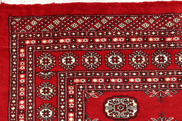 Firebrick Bokhara 6' 6 x 8' 1 - No. 59733 - ALRUG Rug Store