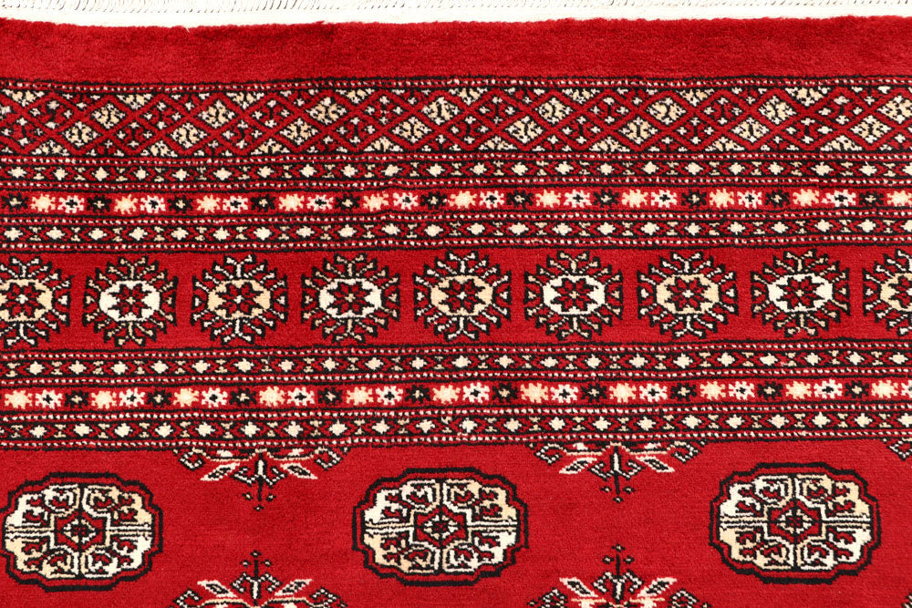 Firebrick Bokhara 6' 6 x 8' 1 - No. 59733 - ALRUG Rug Store