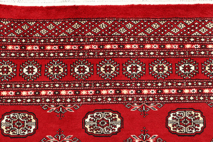 Firebrick Bokhara 6' 6 x 8' 1 - No. 59733 - ALRUG Rug Store