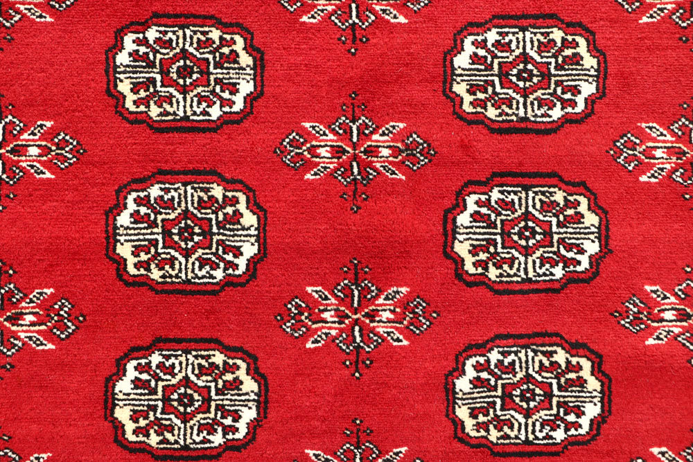 Firebrick Bokhara 6' 6 x 8' 1 - No. 59733 - ALRUG Rug Store