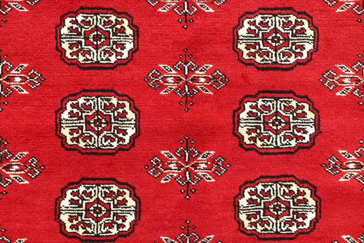 Firebrick Bokhara 6' 6 x 8' 1 - No. 59733 - ALRUG Rug Store
