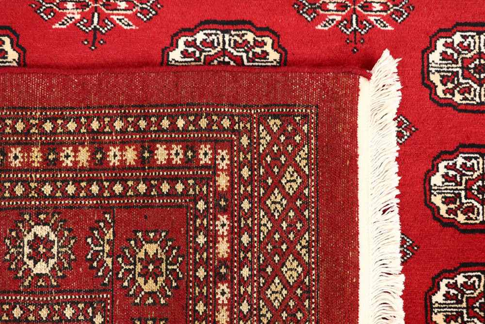 Firebrick Bokhara 6' 6 x 8' 1 - No. 59733 - ALRUG Rug Store