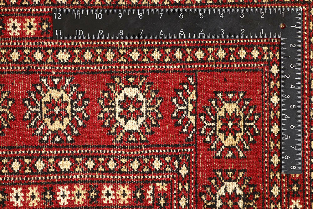 Firebrick Bokhara 6' 6 x 8' 1 - No. 59733 - ALRUG Rug Store