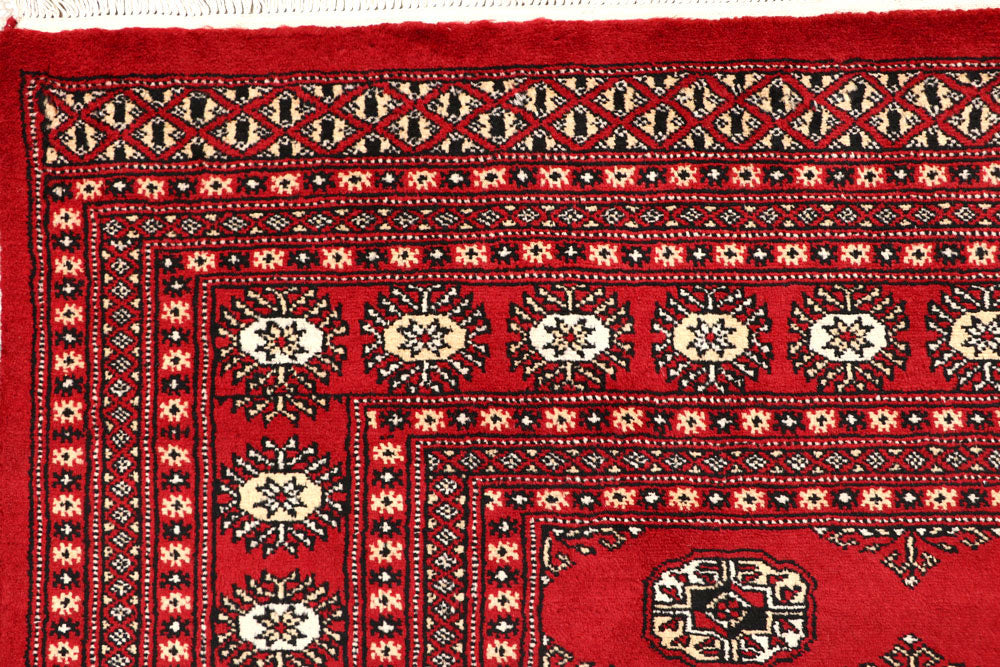 Firebrick Bokhara 6' 5 x 8' 3 - No. 59734 - ALRUG Rug Store