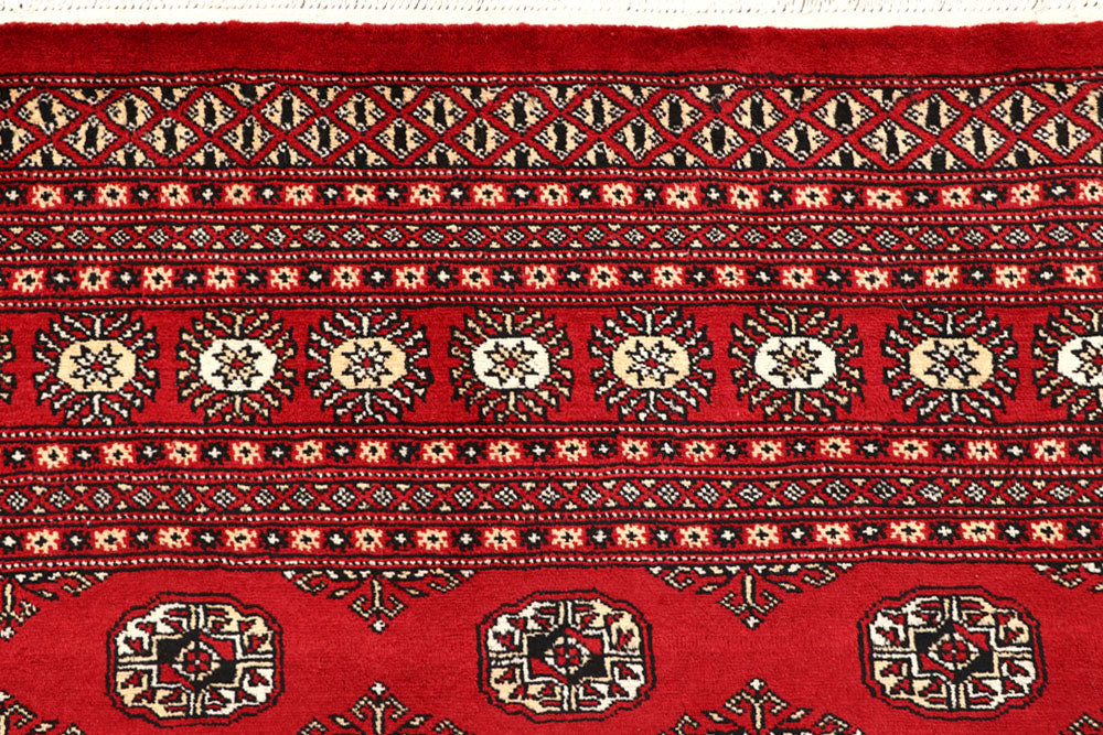 Firebrick Bokhara 6' 5 x 8' 3 - No. 59734 - ALRUG Rug Store