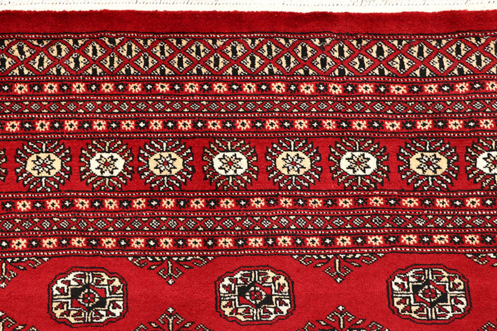Firebrick Bokhara 6' 5 x 8' 3 - No. 59734 - ALRUG Rug Store