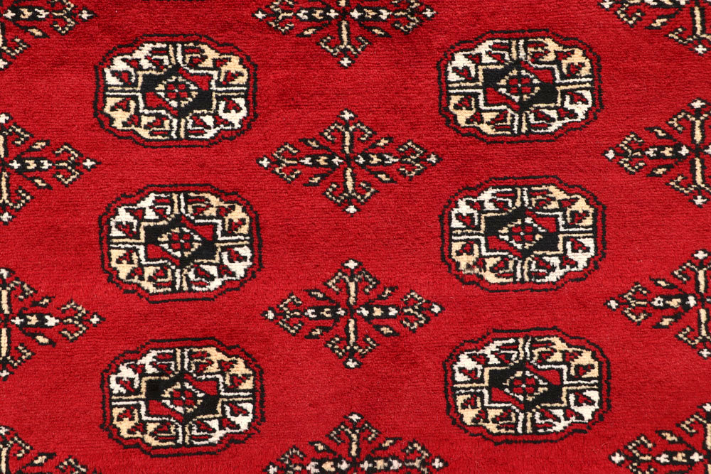 Firebrick Bokhara 6' 5 x 8' 3 - No. 59734 - ALRUG Rug Store