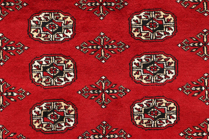 Firebrick Bokhara 6' 5 x 8' 3 - No. 59734 - ALRUG Rug Store