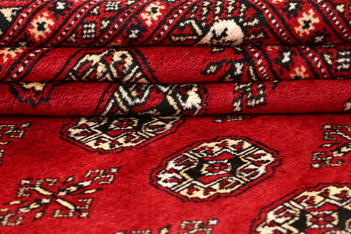 Firebrick Bokhara 6' 5 x 8' 3 - No. 59734 - ALRUG Rug Store