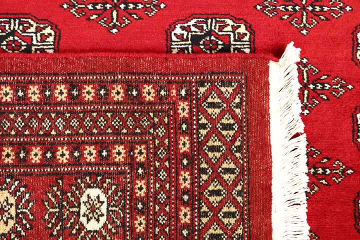Firebrick Bokhara 6' 5 x 8' 3 - No. 59734 - ALRUG Rug Store