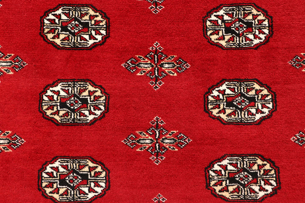 Red Bokhara 6' 7 x 8' 9 - No. 59735 - ALRUG Rug Store