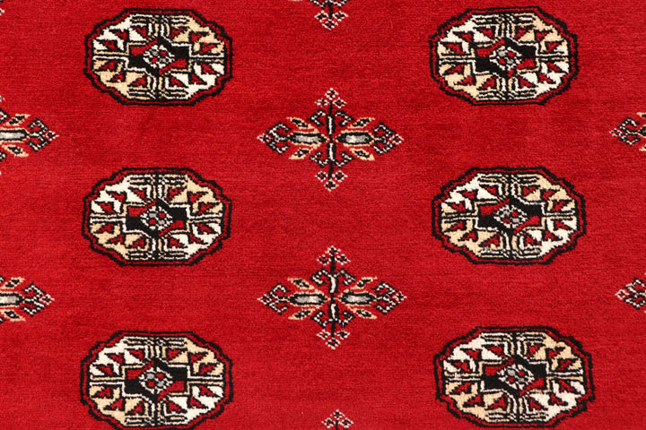 Red Bokhara 6' 7 x 8' 9 - No. 59735 - ALRUG Rug Store