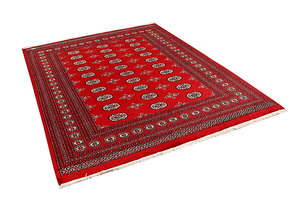 Red Bokhara 6' 7 x 8' 9 - No. 59735 - ALRUG Rug Store
