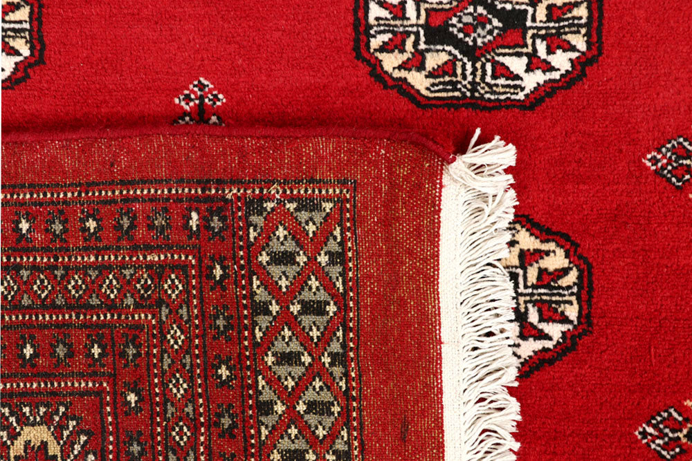 Red Bokhara 6' 7 x 8' 9 - No. 59735 - ALRUG Rug Store