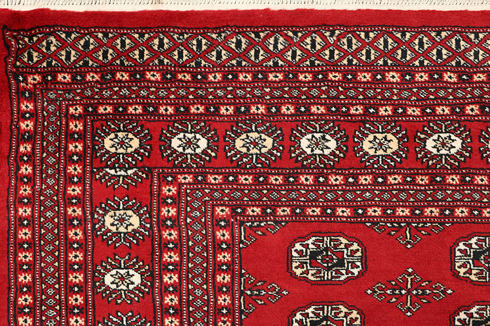 Firebrick Bokhara 6' 5 x 8' 2 - No. 59736 - ALRUG Rug Store
