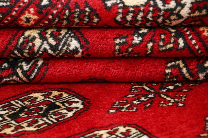 Firebrick Bokhara 6' 5 x 8' 2 - No. 59736 - ALRUG Rug Store