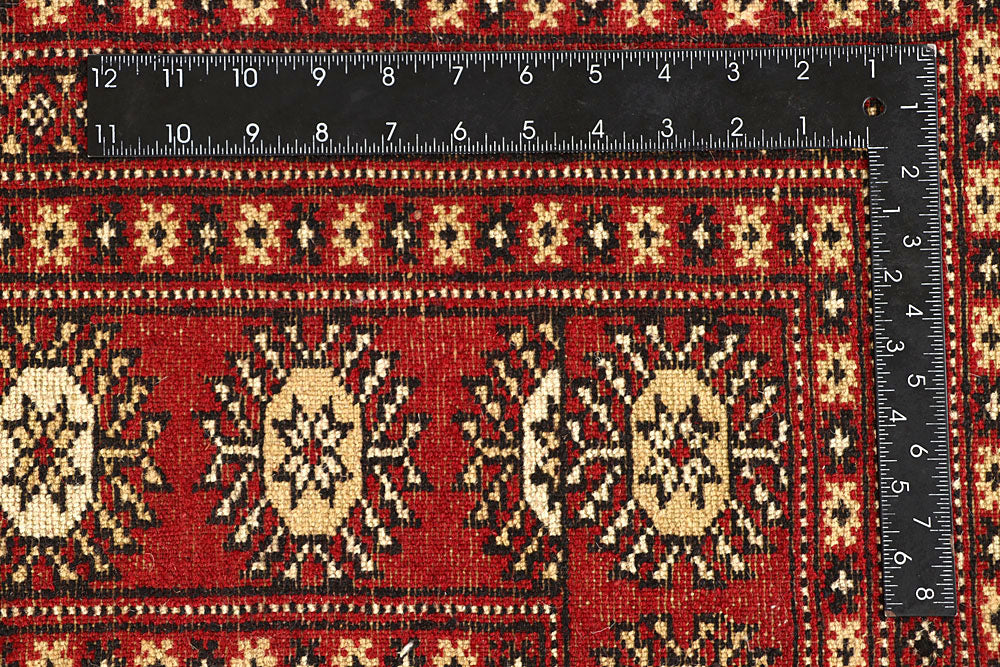 Firebrick Bokhara 6' 5 x 8' 2 - No. 59736 - ALRUG Rug Store