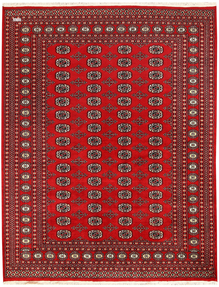 Firebrick Bokhara 6' 5 x 8' 2 - No. 59736 - ALRUG Rug Store
