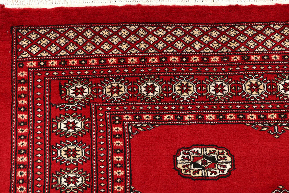 Firebrick Bokhara 6' 7 x 7' 8 - No. 59737 - ALRUG Rug Store