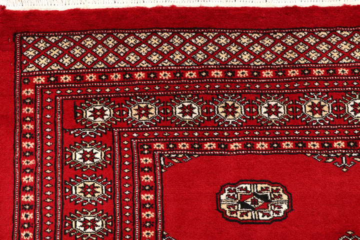 Firebrick Bokhara 6' 7 x 7' 8 - No. 59737 - ALRUG Rug Store