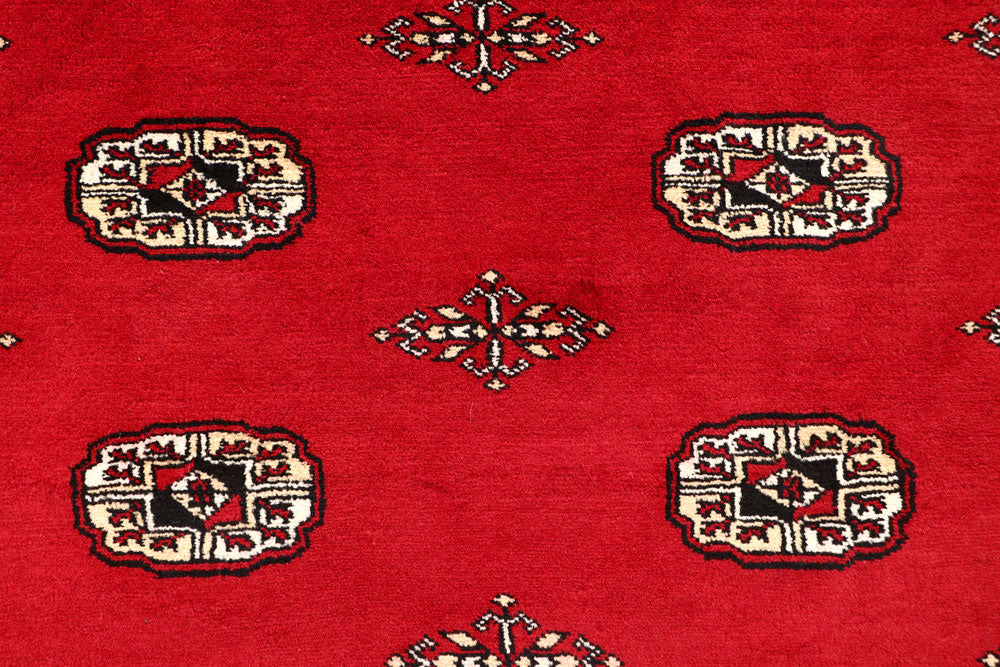 Firebrick Bokhara 6' 7 x 7' 8 - No. 59737 - ALRUG Rug Store