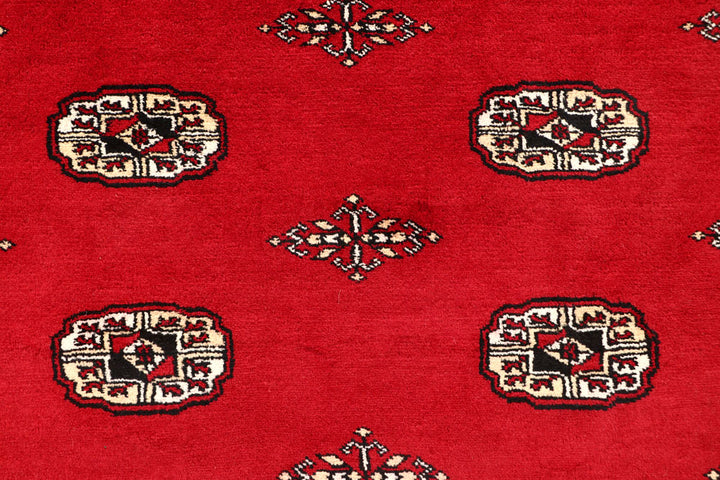 Firebrick Bokhara 6' 7 x 7' 8 - No. 59737 - ALRUG Rug Store