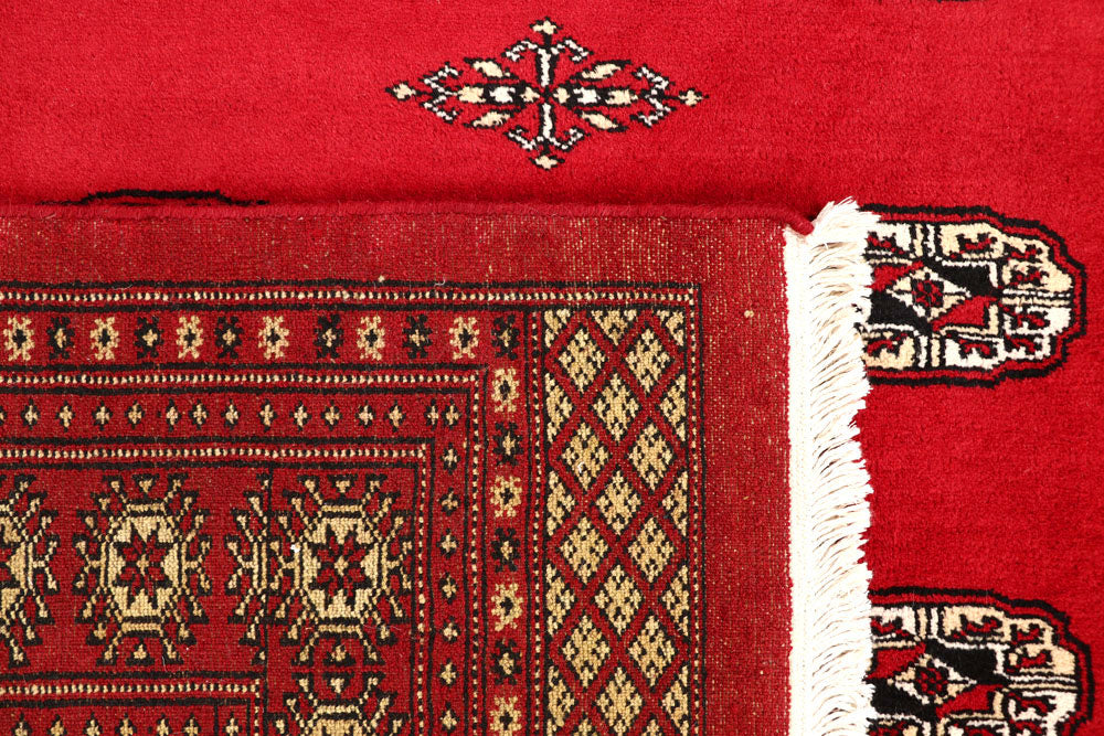 Firebrick Bokhara 6' 7 x 7' 8 - No. 59737 - ALRUG Rug Store