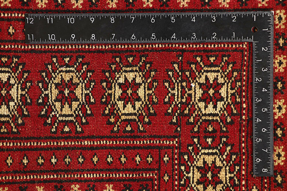 Firebrick Bokhara 6' 7 x 7' 8 - No. 59737 - ALRUG Rug Store