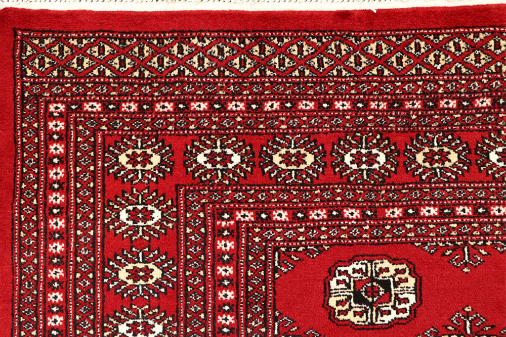 Firebrick Bokhara 6' 7 x 7' 10 - No. 59738 - ALRUG Rug Store